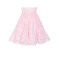 thumbnail image 5 of Girls Dress Pink Lotus Sleeve Lace Princess Party Dress 10 Years, 5 of 6