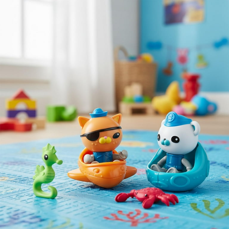 Octonauts Gup X Launch Rescue Vehicle 3-in-1 Barnacles Octo Ski Fisher Price NEW