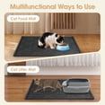 thumbnail image 3 of Litter Mat, Large 34" x 22" Litter Box Mat,   Litter Mat for Litter Box, Non-Slip, Easy to Clean (Black), 3 of 6