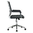 thumbnail image 2 of Liderato Office Chair Black Office Chair, Modern Style, Plush and durable faux leather fabric, Plywood, Indoor Office, 2 of 5