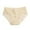 Beige, variant on Panties for Women Lace Sexy Hollow Mesh Briefs Bow Low Waist Panty Ladies