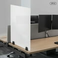 thumbnail image 5 of Fichiouy 2Pcs Desk Privacy Panel Frosted Acrylic Clamp-on Desk Partition Desk Dividers for Office Classrooms, 5 of 12