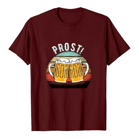 

Corset Top Maternity Shirts Women Blouse Oktoberfest Crewneck T-Shirt Summer Letter Print Short Sleeve Men s Women s Tops Womens Tank Tops Black Crop Top on Sales Red XL