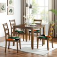 thumbnail image 6 of Boho Abstract Art Seat Covers for Dining Room Chairs Set Of 4,Stretch Printed Washable Chair Seat Cover with Elastic Ties and Button,Removable Waterproof Couch Cushion Covers, 6 of 6