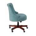 thumbnail image 4 of Linon Ragan Task Chairs with Adjustable Height and Swivel, 275 lb. Capacity, Aqua, 4 of 6