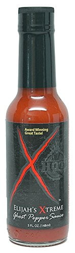 Elijah's Xtreme Ghost Pepper Sauce, Hot And Fiery Extreme Heat With Ultimate Gourmet... by Elijah's Xtreme Gourmet Sauces, Inc.