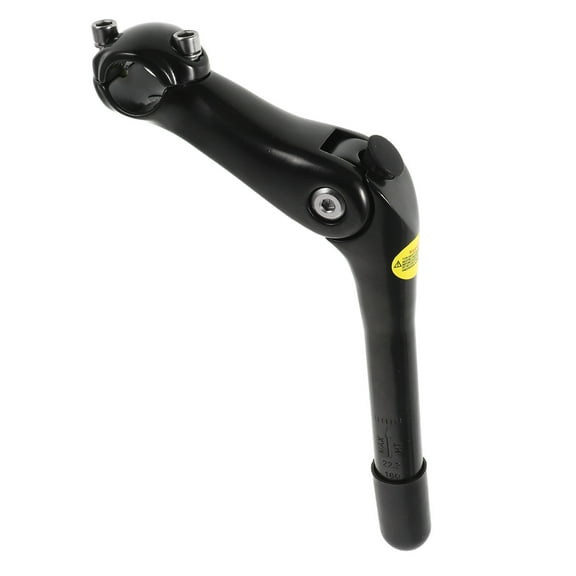 KAKOWELY Bike Stem Riser Extender High Strength Material Handlebar Riser Black Aluminum Alloy 1Pack