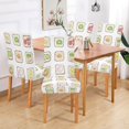 thumbnail image 2 of Yayeee 4 Pack Dining Chair Covers Stretch Parson Chairs Slipcovers Seat Protector, Toasts Pattern, 2 of 6