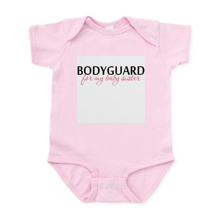 

CafePress - Bodyguard For My Baby Sister Infant Bodysuit - Baby Light Bodysuit Size Newborn - 24 Months