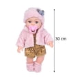 thumbnail image 4 of Muñeca Reborn de 30cm para niños juguete de simulación de vinilo, 4 of 5
