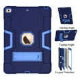 thumbnail image 4 of SOATUTO For iPad 9th Generation Case iPad 8th Generation Case iPad 7th Gen Case iPad 10.2 inch 2021 / 2020 / 2019 Case Heavy Duty Rugged Shockproof Kids Friendly Protective Cover - Navy+Blue, 4 of 5