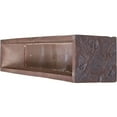 thumbnail image 4 of 4"H x 6"D x 84"W Knotty Pine Faux Wood Fireplace Mantel, Rosewood, 4 of 13
