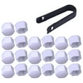 thumbnail image 5 of 20Pcs 17mm White Hexagon Wheel Center Lug Nut Bolt Cover Cap Protector Decoration Trim With Removal Tool Kit Set New Hot, 5 of 6