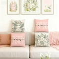 thumbnail image 4 of Linen Fabric Decorative Pillow Covers, Spring Easter Themed, 45x45 cm, Ideal for Living Room, Bedroom, Patio Furniture, 4 of 9