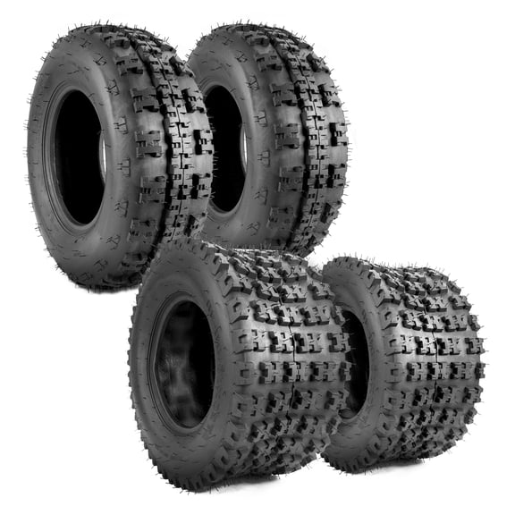 Set of 4 ATV UTV Tires 21x7-10 Front & 20x10-10  Rear 4PR All Terrain Sport Tubeless Tires