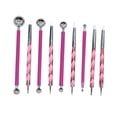 thumbnail image 4 of unbranded 9Ud Kit De Herramientas Para Cerámica Y Alfarería Con Punta De Acero Inoxidable Rosado, 4 of 8