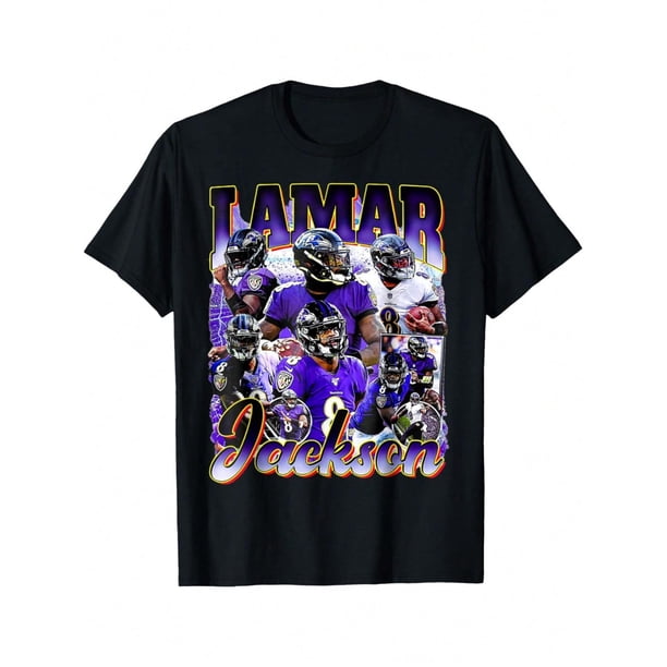 Ball - Retro Lamar Tee Jackson Vintage Lover Graphic 90s Design T-Shirt 180g