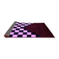 thumbnail image 2 of Ahgly Company Indoor Square Abstract Purple Modern Area Rugs, 3' Square, 2 of 4