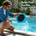 thumbnail image 2 of Solar Pool Cleaner & Floating Water Purifier | Copper for Pool 35,000 Gallons | Large Solar Panel & 2 Sets of Fittings | 85% Less Chlorine | Fits Fresh, Salt Water, Inground Pool & Above Ground Pond, 2 of 8