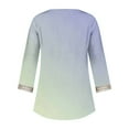 thumbnail image 5 of gakvbuo Summer Tops For Women 2025 Trendy Short Sleeve Sexy Lace Trim V Neck Blouses For Women Tops Dressy Casual Spring Pullover Shirts, 5 of 6