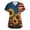 47#(Navy), variant on 4th of July Scrubs Women Patriotic Short Sleeve American Flag Print 250th Anniversary Scrub Tops Medical Nursing Scrubs with Pockets (Navy,L)