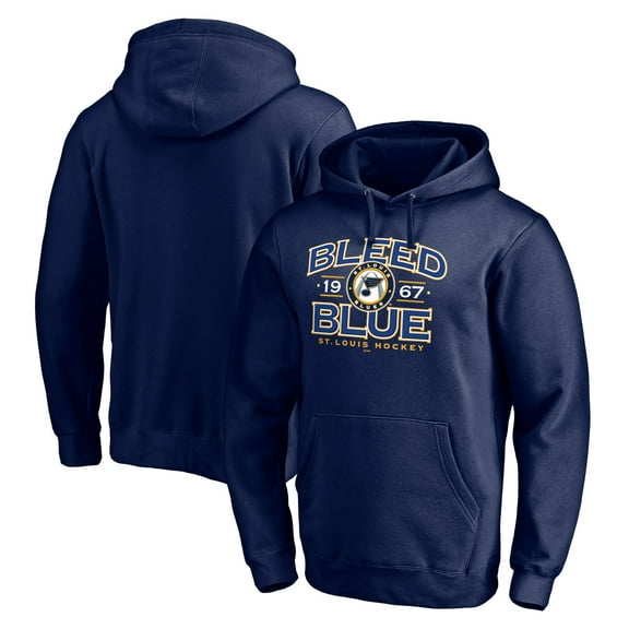 Men's Navy St. Louis Blues Hometown Collection Pullover Hoodie