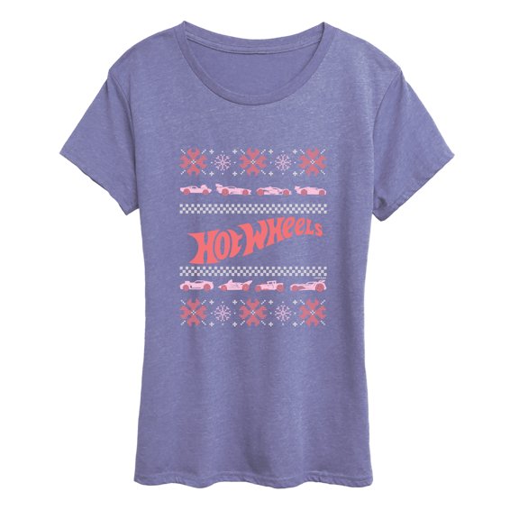 Hot Wheels - Ugly Sweater Tonal Women's Short Sleeve Graphic T-Shirt