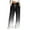 Black, variant on HAOTAGS Women's Causal Sweatpants Drawstring High Waist Gradient Color Baggy Straight Wide Leg Pants with Pockets Black Size L