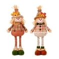 thumbnail image 6 of 2Pcs Harvest Scarecrow Doll with Strechable Leg Fall Harvest Decor for Home Autumn Thanksgiving Decoration Cute Couples Ornament Thanksgiving Gifts, 6 of 10