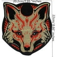 thumbnail image 4 of Wolf Dog Sticker Animal Iron on Patches Embroidered Applique Fabric Decorative Badge Sewing Accessories 1 piece, 4 of 5