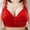 Red, variant on XFLWAM Padded Push Up Bras for Women Full Coverage Seamless Comfort Bras Adjustable Wire Free Breathable Everyday Bra