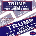 thumbnail image 2 of Popular! 10PCS Election Label Stickers Car Self-Adhesive Glass Hot Stamping Coated Paper Label Stickers, 2 of 5