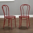 Vintage Inspired Cafe Chair, Set of 2, Multiple Colors