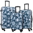 thumbnail image 1 of Travelers Club Bella Caronia 20" Carry-On Voguish Luggage, Royal Pattern, 3 Piece Set, 1 of 7