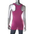 thumbnail image 4 of Planet Gold Womens Juniors Racerback Stretch Tank Top, 4 of 6