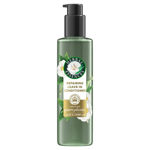 Herbal Essences Leave in Conditioner, Aloe and Camellia Flower Oil, Certified Pure Plants, 7.6 fl oz