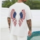 thumbnail image 5 of Tops para hombre, blusas y camisas de cuello redondo y manga corta para hombre, blusas casuales de moda con cuello redondo y estampado para hombre, blusas de poliéster para hombre., 5 of 6