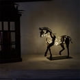 thumbnail image 2 of Naiovety Simulación Animal Prop 3D Hollow Realista Metal Escultura Decoración Arte Artesanía Escritorio Estatua Home Party Living Decoración Artesanía Estilo ligero Naiovety HA009418-02B, 2 of 4