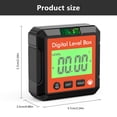 thumbnail image 2 of Digital Protractor with Bubble Level - JD10 Electronic Level Tool with Magnetic Base for Angle Measurement, Available in Red, Accurate to ±0.1°, Compact Design for Easy Use, 2 of 6