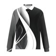 thumbnail image 4 of Suéteres de Manga Corta de los Hombres Top de Solapa / Camisa Diseño Deportivo Casual, Tela Suave Transpirable para el Uso Diario Al Aire Libre de Invierno, 4 of 7