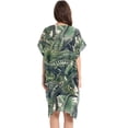 thumbnail image 2 of Beach Vacation Clothes Kimono Cardigan Loose Swimsuit Cover Up for Women Dinosaurs and Tropical Plant M, 2 of 6