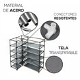 thumbnail image 3 of Mueble de Almacenamiento para Zapatos | Estamte de 5 Niveles | Closet Zapatero | Acero Inoxidable | Esquinerop Moderno Armable, 3 of 4