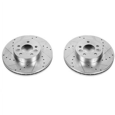 Power Stop AR8155XPR Evolution Drilled & Slotted Rotors -Front