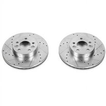 Power Stop AR8155XPR Evolution Drilled & Slotted Rotors -Front