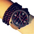 thumbnail image 1 of Yazole 323 reloj de cuarzo de moda para hombre reloj deportivo con correa de cuero luminoso casual Afortunado Sencillez, 1 of 5