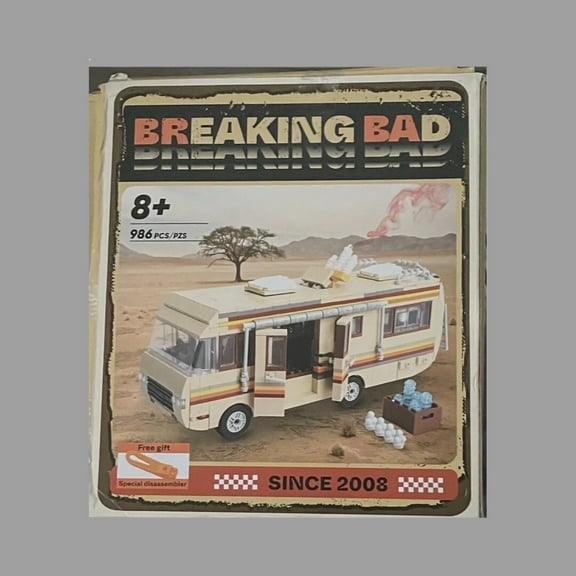 Breaking Bad Crystal Ship RV Building Set-986 Pieces