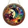 thumbnail image 3 of CoreLiving Witchy Room Decor Aesthetic Purple Wall Art Hanging Sign Vintage Witch Decor for Bedroom Living Room Home Office Wall Decorations, 3 of 6