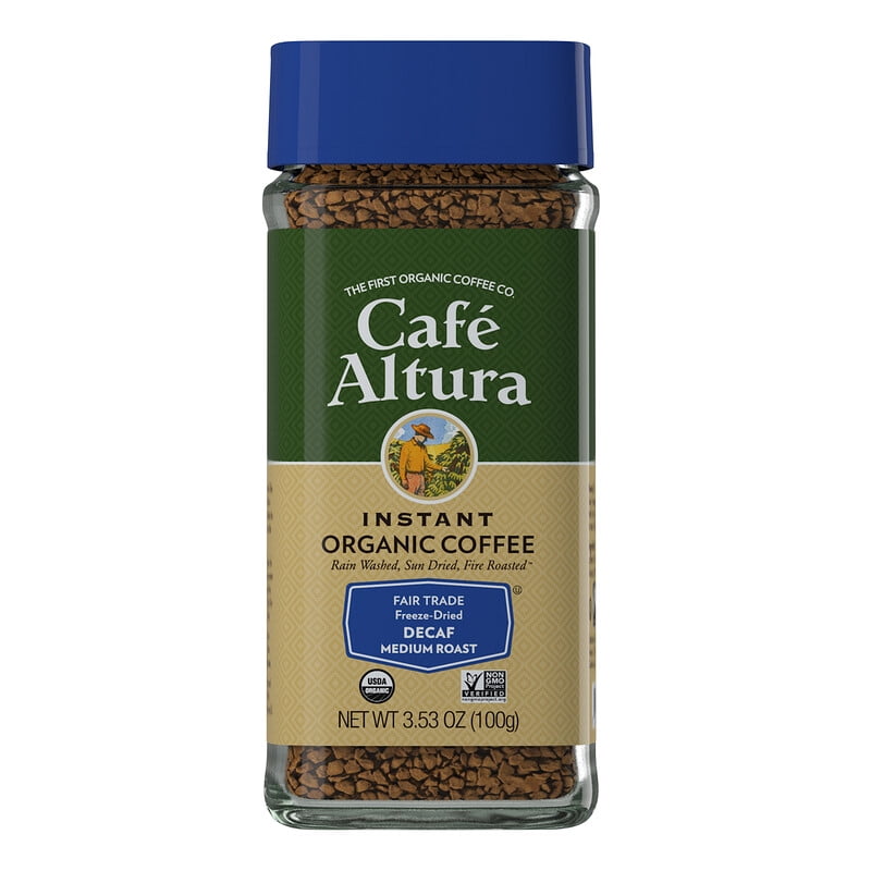 Cafe Altura Organic Fair Trade Instant Decaf 3.5 oz