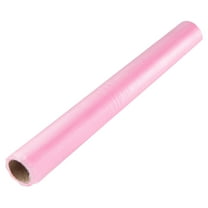 KALLORY 1Pack Light Pink Organza Roll Fabric for Wedding Table Sashes and Bouquet Wraps 11.8x19in