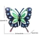 thumbnail image 3 of Colgante decorativo de corteza de jardín de mariposa - Verde, 3 of 3
